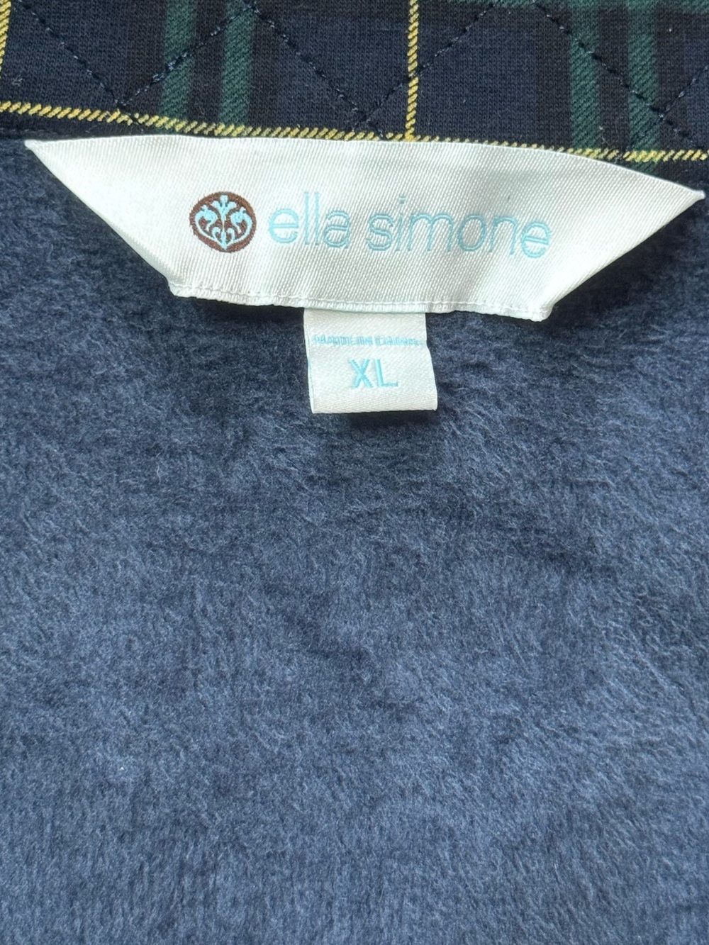 Vermont Country Store Ella Simone Soft Knit Jacket With Plush Lining size XL - Picture 6 of 11